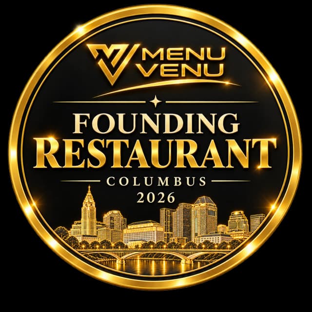Menu Venu Founding Restaurant recognition badge